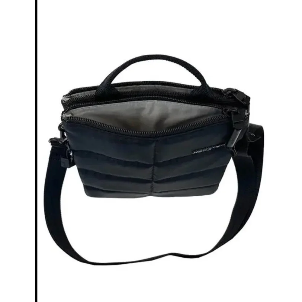 Hedgren Bethel Crossbody Bag Purse Black Sustainable Nylon Quilted Nordstrom